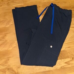 Figs Men Scrub Pants Cairo‎ technical collection size small zip fly blue